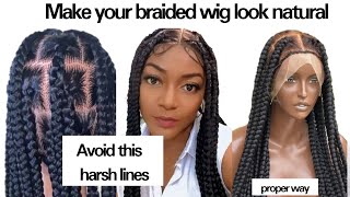How To Ventilate |Proper Way To Get Neat Braided Wig Ventilation