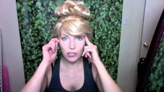 Cosplay And Princess Wig Tutorial How To / Pinning / Wig Cap / Quick Styling