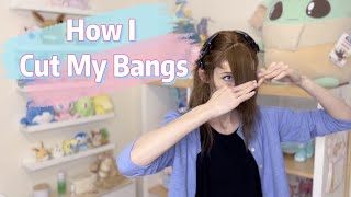 Dying My Hair Brown And How I Cut My Own Bangs