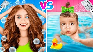 Rich Long Vs Poor Short Hair Problems | Popular Vs Unpopular Girl With Hair Struggles By Ratata Boom