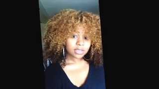 "Rio" By Sensationnel Synthetic Half Wig Mini Review - Dx2733 (Honey Blonde)