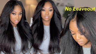 Leave Out Or No Leave Out, What'S Better? Must Have Easy Install V Part Wig|Beauty Forever Hair