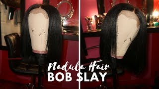 How To Slay A Closure Bob Wig Ft Amazon Nadula Hair