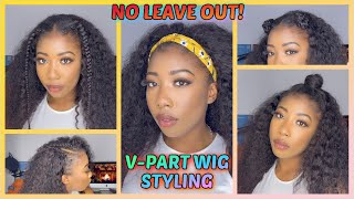 How To Style Any V-Part Wig With No Leave Out! | Ft Unice Hair | 5 Different Styles @Marie Reine