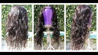 Custom 4X4" Opening U-Part Wig For A Client