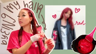 I Dyed My Hair Red Bc Tiktok Made Me Do It :P