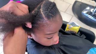 How To Braid Tutorial | White Parents Raising Black Kids Hair | Plait & Cornrow Braid For Beginners