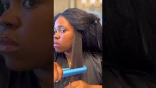 Kinky Straight Upart Wig Install Quick And Easy Protective Style Low Manipulation #Upartwigs