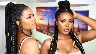 New Hair, Who This??! Affordable Most Realistic Braid Wig Ft. Citioutluuk | Omabelletv