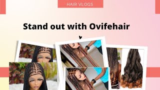How To Install Hair Braided Wigs | French Curly Braids| Export To Usa  Newcastle Full Lace Wig