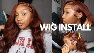 Fav Fall Color Brown Color Bodywave Wig Install Ft Unice Hair