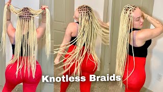 How To Do Knotless Braids On Straight Hair | Shocking Result
