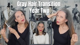 Gray Hair Transition Year Two