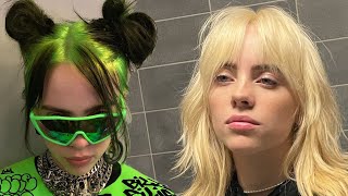 Billie Eilish Goes Blonde And Reveals Signature Black/Green Hair Is A Wig!