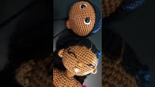 How To Sew On Wig Cap For Crochet Doll