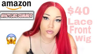 Red Lace Front Wig | Red Wig Amazon #Redwig #Amazonwigs #Wigreview
