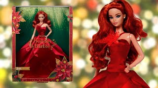 Unboxingnew 2022 Red Hair Holiday Barbie Doll Review!