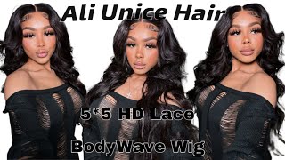 5X5 New  Melt Hd Lace Bodywave Wig | Beginner Friendly Closure Wig | Ft Unice Hair