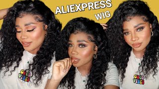 Aliexpress 13X4 Lace Frontal Wig Install Review*Say Me Hair*