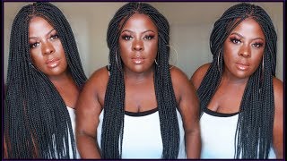 She Readyyyy!!... Out The Box  || Natural Af  Braided Wig Ever! || Ft. Neatandsleek