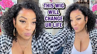 Bomb Af Curly Pixie Bob Wig Under $129!! Must Try Thin Lace Wig Ft Linderwig #Muffinismylovers