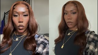 Black To Ginger | The Perfect Fall Hair For Dark Skin! Ft. Bleach Bath + Water Color Method