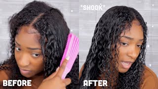 I Tried A V Part Wig And I'M Shook! , Zero Skill Needed! | Curlyme Hair