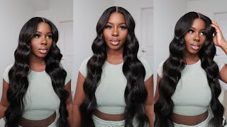 The Best Affordable Body Wave Wig *Must Have* Volume Curl Tutorial Ft #Reshinehair