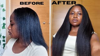 How To Grow Longer Hair In 10Minutes (Get Longer Hair In Just 10 Minutes)/ U Part Wig Saw-Intutorial