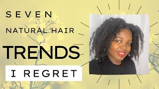 7 Natural Hair Trends That Damaged My Hair | Grow 4C Hair Long