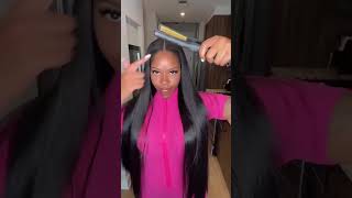 How I Get My Sew In To Look Brand New  #Curlymehair #Shorts #Vpartwig