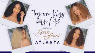 Affordable Synthetic Wig Lookbook With @Crowned K Ft. New Outre Lacefront Atlanta