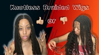 My Honest Review On The Freetress Equal Knotless Box Braid Wigs.  Or ??