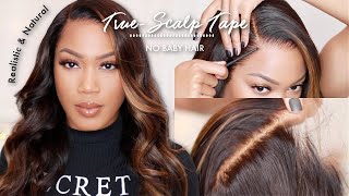 New! True Scalp Tape | Multi-Color Hd Lace Wig Detailed Install | Hairvivi