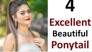 4 Stylish Best Ponytail - Trending Hairstyle | Easy Hairstyle | Hairstyle For Girls