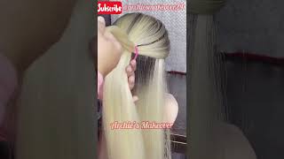 Bracelet Hairstyle For Office Party#Hairtutorial#Hairtrends#Hairstyle#Shorts#Youtubeshorts#Hair