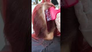 Satisfying Red Hair Dye #Haircolor #Dye #Hairdye #Haircut #Hairstyles #Redhair Redhair# #Asmr