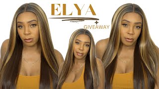 Outre Synthetic Hair Hd Lace Front Deluxe Wig - Elya +Giveaway  --/Wigtypes.Com