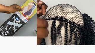 Make This Wig In 1Hr Using $3 | Affordable And Detailed Kinky Wig With Bangs Tutorial | Janenkana