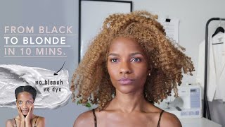 Crochet Wig || From Black To Blonde In 10Mins + New Camera Alert!!!