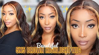Fresh Out Of The Box Install! | Beginner Friendly 5X5 Closure Wig | Ft. Tuneful Hair