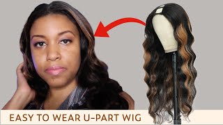 U Part Wig Install Featuring Unice Hair | Unboxing Review