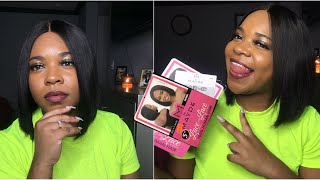 Flawless Blunt Bob Lace Front Wig By Mayde Beauty {Super Easy Install}