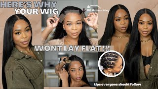 Help!! My Wig Looks Like A Helmet !! Here'S Why It'S High And How To Get It To Lay Flat |