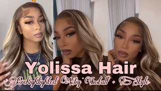 This Colour Was Everything | Pre-Highlighted Wig For Woc Ft Yolissa Hair | Assalaxx