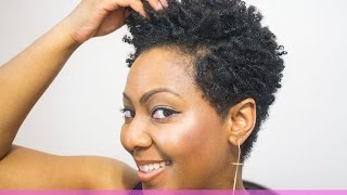 How To Do Finger Coils On Natural Hair And Rock A Coil Out With A Tapered Cut