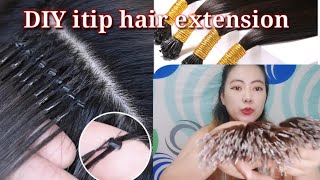 Diy Itip Hair Extensions / Tutorial Step By Step How To Diy Itip Hair Extension