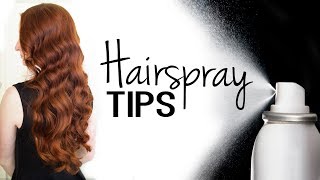 Tips & Tricks For Using Hairspray More Effectively