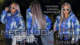 Dark Lace? Quick Fix  *Black Friday Sale* P18/613 Highlight Wig Ft Megalook Hair