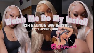Watch Me Install This Ash Blonde Wig Ft Alipearl P18/613 Lace Front Wig
